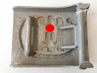 Deutsches Rotes Kreuz, Koppelschloss für Mannschaften aus Aluminium. Ungetragenes Stück von JFS