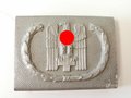 Deutsches Rotes Kreuz, Koppelschloss für Mannschaften aus Aluminium. Ungetragenes Stück von JFS