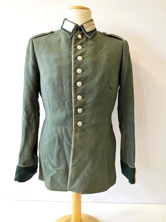 Heer, Waffenrock eines Angehörigen Infanterie Regiment 69. Stärker getragenes Eigentumstück, die Effekten original vernäht