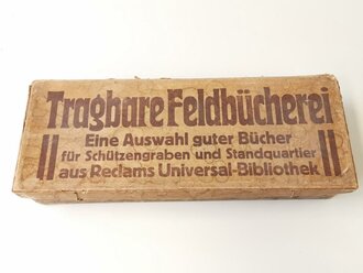 1. Weltkrieg, Pappkasten "Tragbare Feldbücherei"