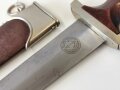 SA Dienstdolch, Hersteller "Gebrüder Heller Schmalkalden"  Zusammengehöriges Stück in gutem Zustand