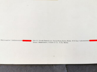 "Soldaten der Leibstandarte Adolf Hitler" Grossformatige Mappe mit 11 Drucken und Vorsatzblatt.
