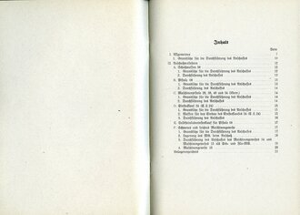 REPRODUKTION, L.Dv.4/6 Schießvorschrift für die Luftwaffe, Teil 6 "Anschießen", datiert 1940, A5, 52 Seiten