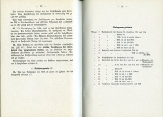 REPRODUKTION, L.Dv.4/6 Schießvorschrift für die Luftwaffe, Teil 6 "Anschießen", datiert 1940, A5, 52 Seiten