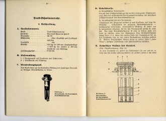 REPRODUKTION, L.Dv.243 Entwurf einer Beschreibung, Einbau- Bedienungs- und Wartungsvorschrift der Vorratsmesser für Betriebsstoff, 1935, 23 Seiten, A5