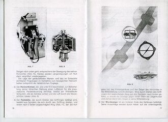 REPRODUKTION, D.(Luft)T.5405 Wendehorizont Fl22410-1 Geräte-Handbuch (Stand Mai 1943), A5, 16 Seiten