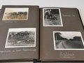 2 Fotoalben mit 139 Fotos eines Teilnehmers der "Ostfront Fahrt 1943"  des Oberkommando der Wehrmacht als Vertreter der Firma Opel .