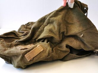 Rucksack der Wehrmacht in Tropenausführung, ungereinigtes Stück aus Scheunenfund