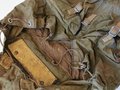 Rucksack der Wehrmacht in Tropenausführung, ungereinigtes Stück aus Scheunenfund