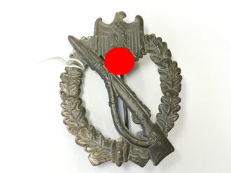 Infanterie Sturmabzeichen in Silber, Zink, Hersteller Wiedmann