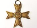 Kriegsverdienstkreuz 2. Klasse ohne Schwerter , im Bandring Hersteller "60"  Katz & Deyle, Pforzheim