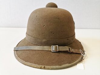 Heer, Tropenhelm aus Filz, Kopfgrösse 56 datiert 1942