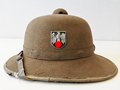 Heer, Tropenhelm aus Filz, Kopfgrösse 56 datiert 1942