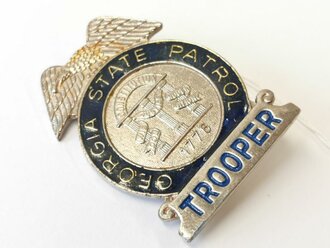 USA, Abzeichen Georgia State Patrol Trooper, Höhe 47mm
