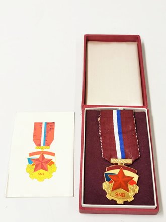 Tschechoslowakei, Polizei Verdienstmedaille des Korps der...