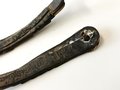 Kaiserreich, Schuppenkette für Pickelhaube Messing, Gesamtlänge 34,5cm