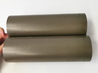 Satz Regenrohre zum Scherenfernrohr der Wehrmacht , Originallack ?