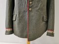 Baden, Feldbluse M1910 für Mannschaften in Badischen Leib Dragoner Regiment Nr. 20. Kammerstück von 1915 in gutem Zustand