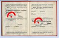 2 Stück Mitgliedsbuch der NSDAP Ausgaben 1932 und 1935 für einen Propagandaleiter mit der Mitgliedsnummer 771617. Beide komplett und gut