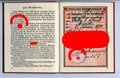 2 Stück Mitgliedsbuch der NSDAP Ausgaben 1932 und 1935 für einen Propagandaleiter mit der Mitgliedsnummer 771617. Beide komplett und gut