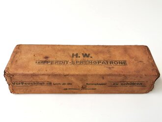 1.Weltkrieg, leere Pappverpackung für 1 Kilo Perdit...