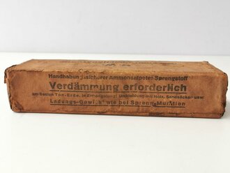 1.Weltkrieg, leere Pappverpackung für 1 Kilo Perdit Sprengpatrone
