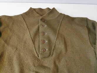 U.S. Army WWII, sweater, high neck, sehr guter Zustand,...