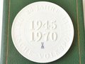 Meissen Medaille 25 Jahre Deutsche Volkspolizei  DDR 1945-1970, sehr guter Zustand, im Etui