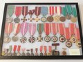 Polen nach 1945,  Sammlung von 23 Orden- und Ehrenzeichen sowie 13 Miniaturen
