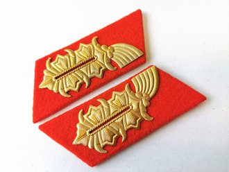 DDR Landstreitkräfte, Paar Kragenspiegel für einen General