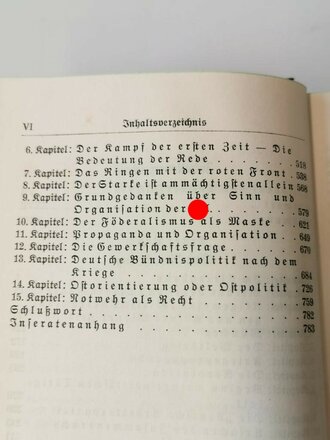 Adolf Hitler "Mein Kampf" blaue Ganzleinenausgabe von 1938