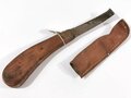 Rinnhufmesser in Hülle Wehrmacht, gebrauchtes Stück
