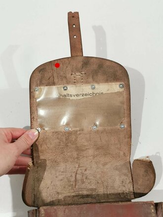 Beschlagzeugtasche für berittenes Hufbeschlagpersonal der Wehrmacht