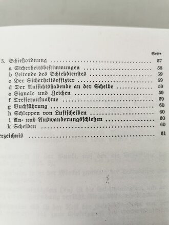 REPRODUKTION, L.Dv.4/3 Schießvorschrift für die Luftwaffe Teil 3 - Schießen mit starren Bordwaffen, Ausgabe 1940, 61 Seiten + Anlagen, A5