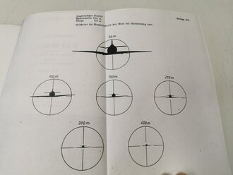 REPRODUKTION, L.Dv.4/3 Schießvorschrift für die Luftwaffe Teil 3 - Schießen mit starren Bordwaffen, Ausgabe 1940, 61 Seiten + Anlagen, A5