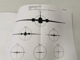 REPRODUKTION, L.Dv.4/3 Schießvorschrift für die Luftwaffe Teil 3 - Schießen mit starren Bordwaffen, Ausgabe 1940, 61 Seiten + Anlagen, A5