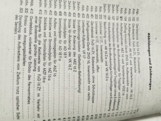 REPRODUKTION, D.(Luft)T.4069 Bordfunkgerät FuG 16 ZY Geräte-Handbuch, A4, datiert 1944, 28 Seiten + Anlagen