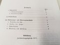 REPRODUKTION, L.Dv.253/6 (Entwurf) Beschreibung, Bedienungs- und Wartungsvorschrift der Luftwaffen-Uhren, 1939, A5, 6 Seiten + Anlage