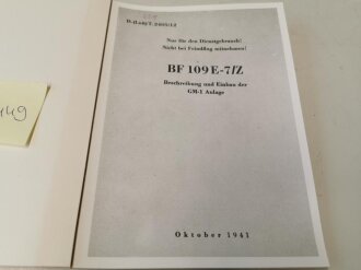 REPRODUKTION, D.(Luft)T.2405/12, BF 109 E-7/Z...