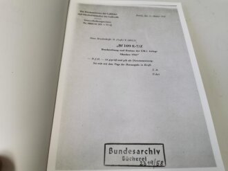 REPRODUKTION, D.(Luft)T.2405/12, BF 109 E-7/Z Beschreibung und Einbau der GM-1 Anlage, Oktober 1941, A6, 23 Seiten