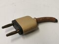 Zweipoliger Stecker Wehrmacht, sandfarbener Originallack