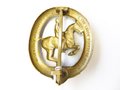 Deutsches Reiterabzeichen in Bronze, Buntmetall Hersteller Lauer Nürnberg