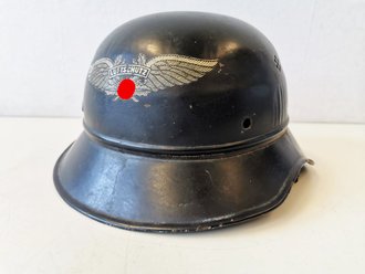 Stahlhelm Luftschutz, Originallack