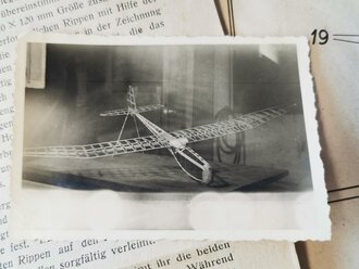 NSFK Bauplan und Bauanleitung für Gummimotor Flugmodell "Borkenberge"