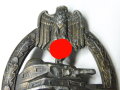 Panzerkampfabzeichen in Bronze, Zink bronziert
