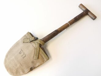 U.S. 1943 dated t- handle shovel with carrier