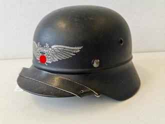 Stahlhelm Luftschutz, original lackiert, guter Zustand