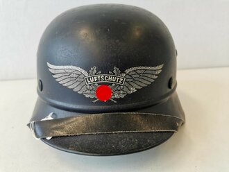 Stahlhelm Luftschutz, original lackiert, guter Zustand