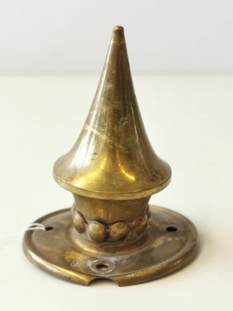 Spitze für eine Pickelhaube, Messing, nicht...