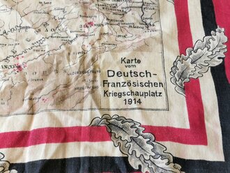 1.Weltkrieg, patriotisches Halstuch/ Taschentuch "...